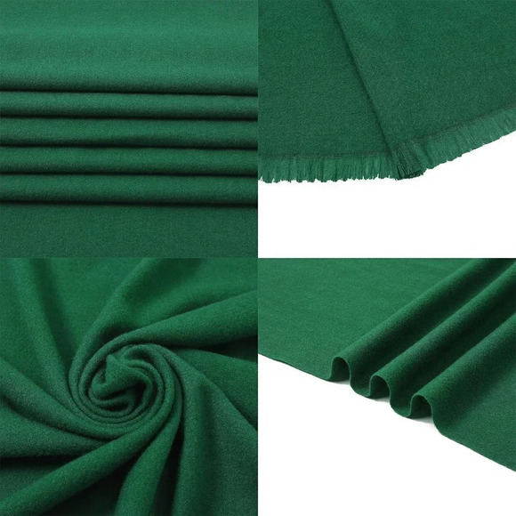 Swat Pany Scarf For Women Winter Pashmina Shawls For Women Wedding Shawls-Green2 - Picture 7 of 7